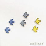 （再販） 北欧の ちっちゃい鳥のピアス