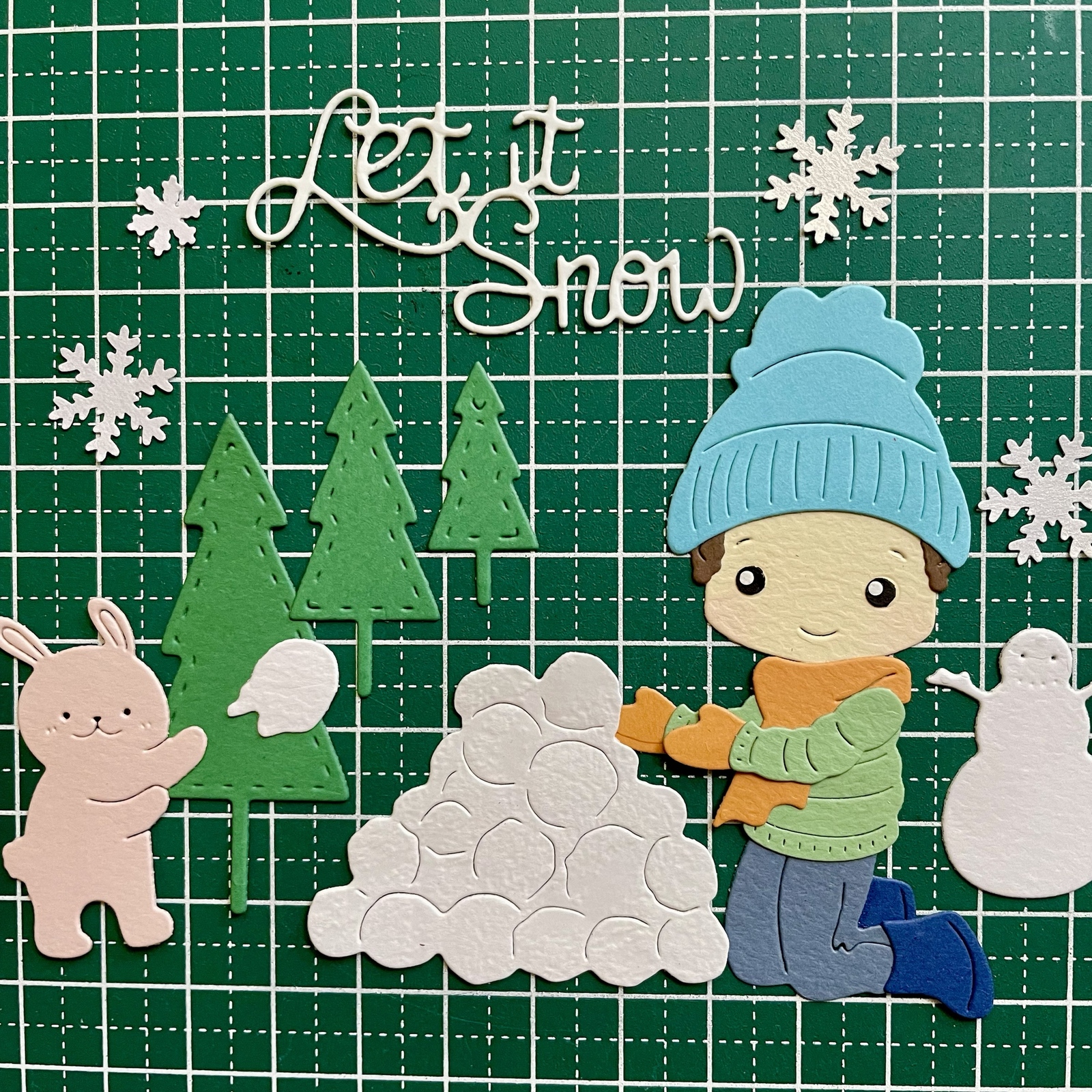 雪遊び サンプル ♡ クラフトパンチ ダイカット アルバム作り 雪遊び サンプル ♡ クラフトパンチ ダイカット アルバム作り 雪遊びC