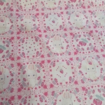 ファブリック☆【シーチング】ふたごうさぎハンカチ(50㎝×55㎝)
