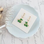 辰年(緑)　ピアス/イヤリング