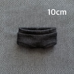10cmぬいぐるみ用　ストレッチデニムパンツ(ブラック)