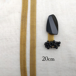 【20cm】カット済 真鍮8mmメッシュチェーン
