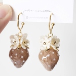 strawberry flower No.61(ゴールド、シルバー、ブラック、ベージュ、ブラウン)