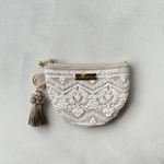 embroidery petit pouch / インド刺繍リボンのプチポーチ