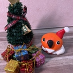 クリスマス限定　なりきりシリーズ　サンタコガネメキシコインコちゃん