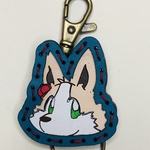 こーた（幸多）　レザーキーホルダー　ゆるキャラ　平井親和会商店街復興組合公認キャラクター　青2  29日21時より販売開始