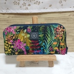 【訳あり特価】リバティ🍂花柄ラウンドファスナー長財布　