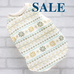 ピックアップSALE☆犬服　裏起毛ニット　北欧風　タンクトップ