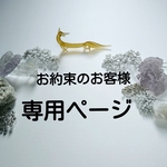 お約束のお客様専用ページです