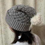 シンプルニット帽　　ゆったり