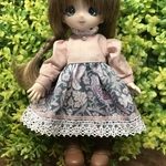 ピコニーモP  オビツ11 サイズの服　コットンローンワンピ