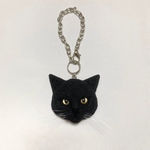 sweetmzkさま 羊毛フェルト 黒猫バッグチャーム大