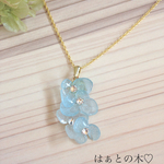 ♡水色紫陽花のネックレス♡