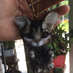 キジトラ猫ちゃん♪羊毛フェルト♪車や鏡にも♪