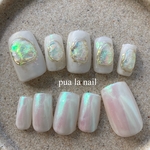 ネイルチップ 🌙 うるうるネイル　オーダー　pualanail