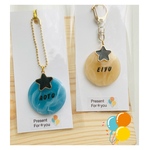 S様　追加分　名入れキーホルダー　ブルー