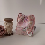 (11/4 New)mini patchworks・大人可愛いパッチワーク巾着バッグＳサイズ