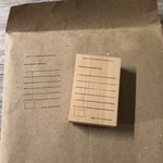 レシートベース-A ナチュラルver. - Receipt Base-A Natural ver. - [ラバースタンプ]