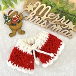 𖥍↟⌂*クリスマスケープ　付け襟　超小型犬（Ｓ）サイズ　チョーカー