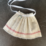 エプロン　アヒル（赤刺繍）ブライスアウトフィット