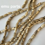nuance柄wood beads8p