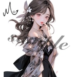 ℳ.オリジナルステッカー 