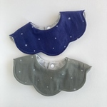 ［ 防水布 ］waterproof bib 花びら　スター/ 防水スタイ　No.44