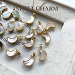 【2pcs】シェルムーントップ　ホワイト