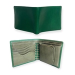 番外編 "Basic"アートウォレット ブッテーロ<GREEN>×バローロ<Olive Green> ☆ギフト包装・名入れ刻印無料 ☆