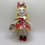 ハンドメイドドールチャーム　バックチャーム　お人形