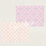 #18  再販bear×リボン PINKＶｅｒ．デザインペーパー