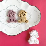 【クッキー型】くま♡帽子　クリスマス