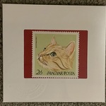 ちいさなartmuseum　hungary　stamp 