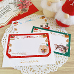 【 クリスマス限定 】うちの子♥メッセージカード  | 犬 猫 ペット 名入れ 写真 オーダーメイド