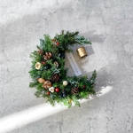 クレセントクリスマスリース　　ドライフラワー　ギフト　プレゼント