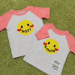 お名前入り☆スマイルTシャツ