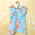 暑い夏にピッタリ♡お花の手ぬぐいワンピース❁﻿