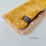 ୨୧ クッキー柄 ふわっふわの6重ガーゼ はんかち 22.5 cm  maffonさん ୨୧ ⚠️タグのデザインに変更がございます。