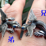 手乗りドラゴン　銀竜 パチクリ兄弟