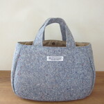 ツイードウールのマロントートバック　mini　　