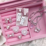 猫ちゃん ♥️ サージカルステンレス アレルギー対応 ピアス イヤリング