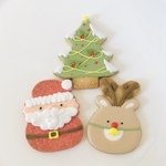クリスマス🎄アイシングクッキー✨12月1日から発送開始(サンタクロース)(トナカイ)(ツリー)ばら売り