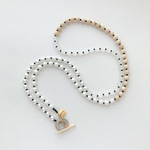 2way NECLACE:「Snow」fog Y字