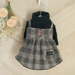 ヘリボーンチェックのワンピース
