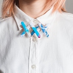 個性的『combined 3X brooch』