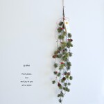 【早割】お正月飾り　てまり小松のスワッグ ロング（85cm）　アーティフィシャルフラワー　ver.2024　Xmasにも