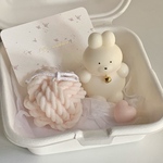 【冬限定】もこもこウサギと毛糸セット🧶キャンドル