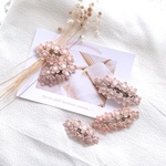 ＊petit flowers＊ プチフラワー ピンクグラデ ヘアピン