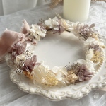 【送料無料】ベビーキッズ花冠　~brown&yellow~  花かんむり　ベビー　キッズ　はなかんむり　リングガール　ベビー花冠　子供用花冠　結婚式　誕生日　バースデー