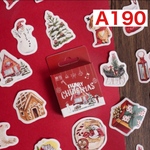 A190☆海外製☆ミニシール☆Merry Christmas♡ステッカー